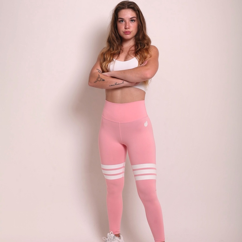 Salmon Pink Booty Scrunch Leggings π - Picture 2 of 7